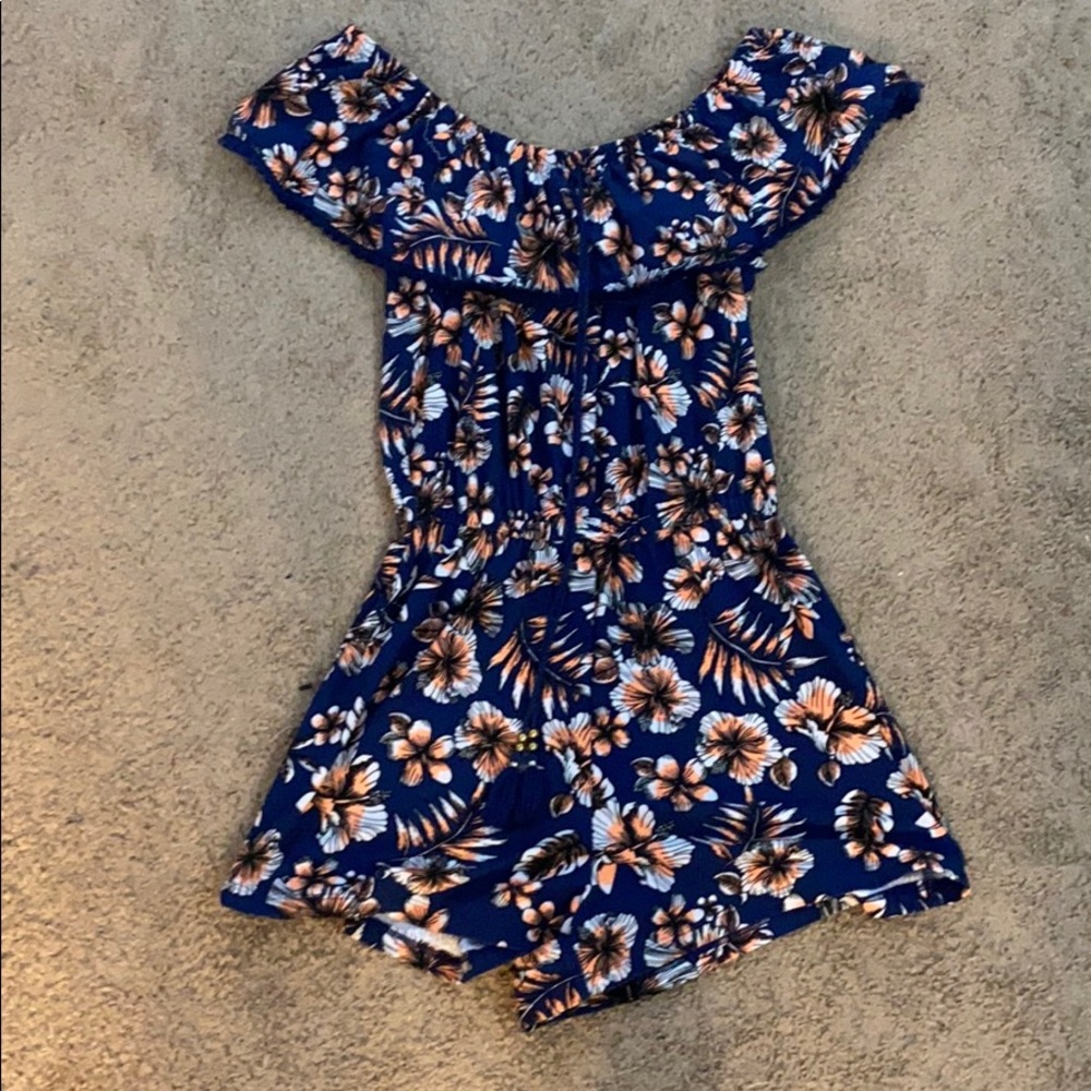 Hawaiian Flowered Romper